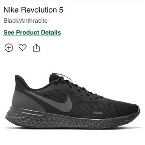 Nike Men’s Revolution 5 Running Shoes (EUC)